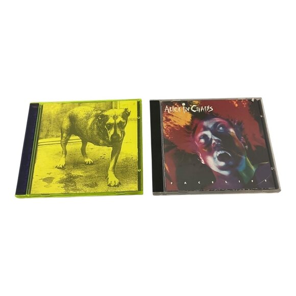 Alice In Chains Lot 2 Heavy Metal Music CD 1995 Self Titled 1990 Facelift - Picture 1 of 5